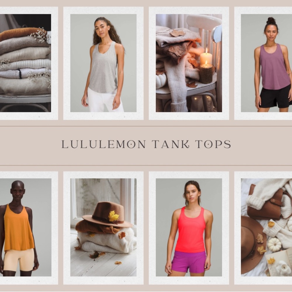 Lululemon Size 6 Tank Tops Lot
